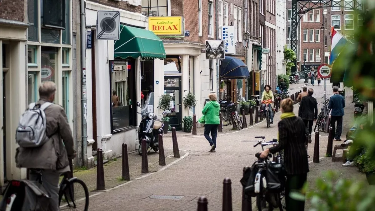 Coffeeshop in Amsterdam