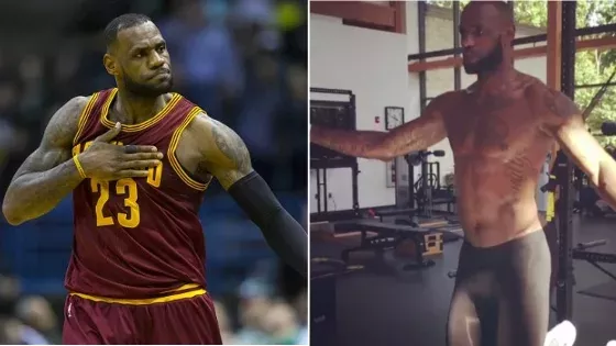 Diese originelle Übung für die Bauchmuskeln von Lebron James sieht leicht aus, doch hat es mehr als in sich!