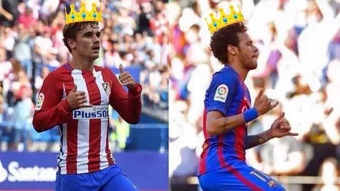 Neymar übernimmt das Siegesritual von Griezmann