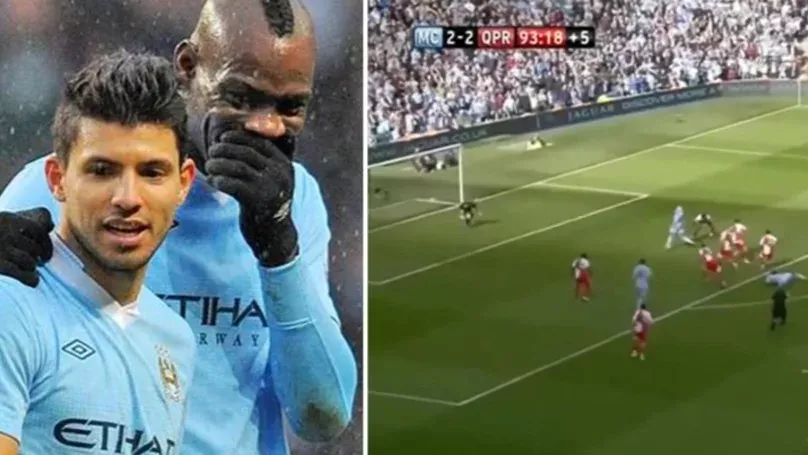 Entscheidendes Tor in letzter Minute für den Titel: Das sagte Sergio Agüero kurz zuvor zu Mario Balotelli