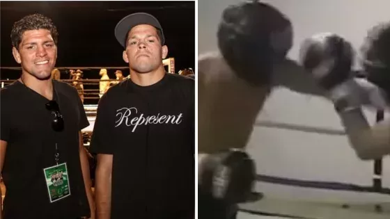 Nick und Nate Diaz boxen gegeneinander