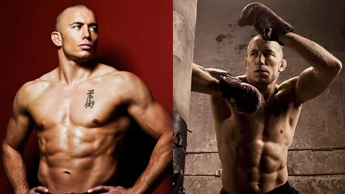 Detailreiches Training von Georges St-Pierre