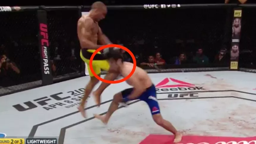 UFC Fight Night 106: Edson Barboza schlägt Beneil Dariush mit einem spektakulären Knietritt K. o.