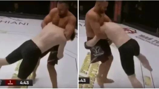 MMA: Ajimal Atalwal erfindet die „Helikopter Guillotine“ gegen Krzysztof Golaszewski