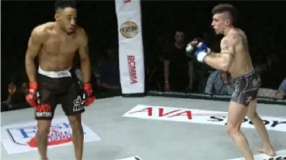 Dieser MMA-Kämpfer hätte lieber nicht mitten im Kampf tanzen sollen