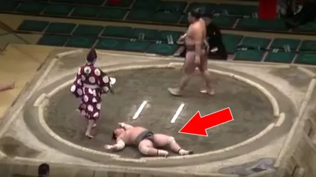 Großartiger K. o. bei einem… Sumo-Kampf!
