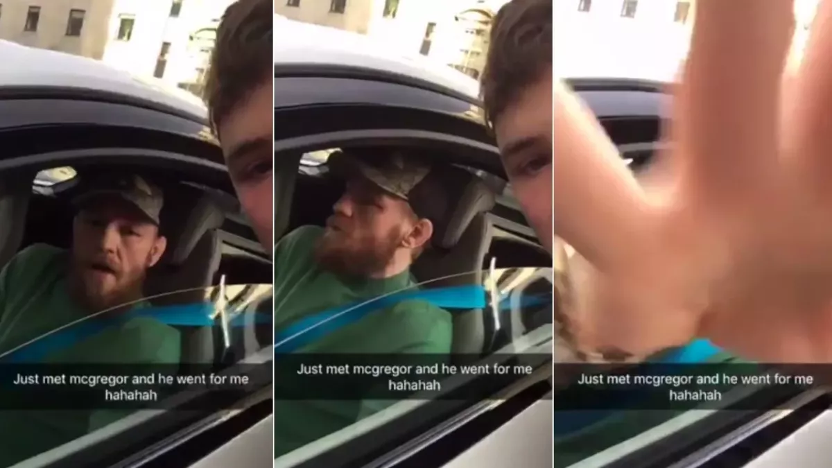Dieser aufdringliche Fan ärgert Conor McGregor und bereut es sehr schnell…