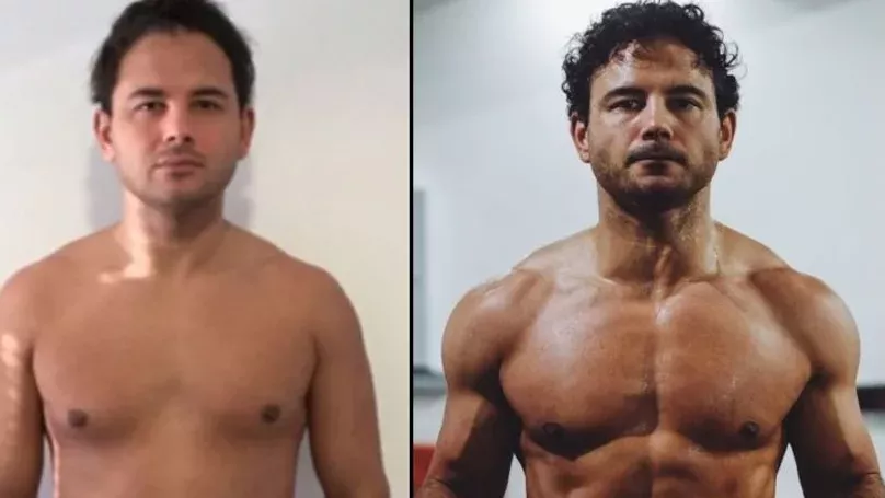 Ryan Thomas, der Schauspieler aus "Coronation Street", hat seinen Körper in 12 Wochen völlig verwandelt