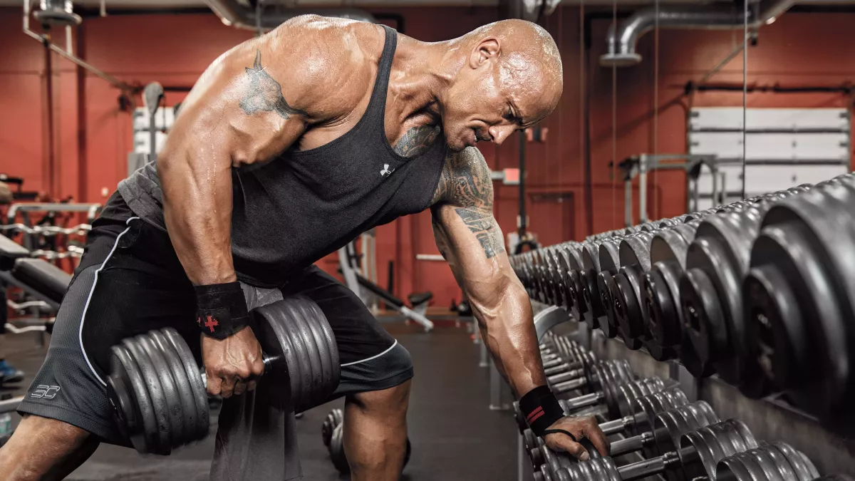 Für seine Hanteln hat sich The Rock einen besonderen Namen überlegt! Ihr werdet nie darauf kommen!