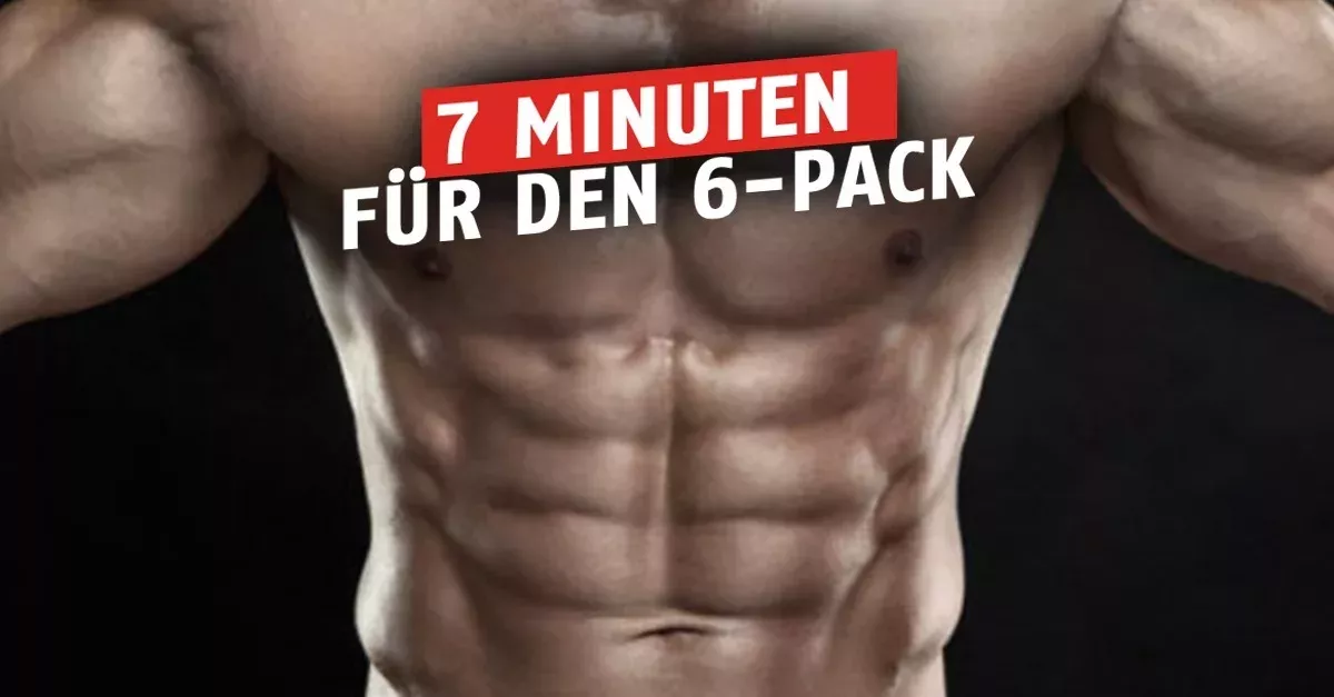 In nur 7 Minuten werden deine Bauchmuskeln an ihre Grenzen gebracht