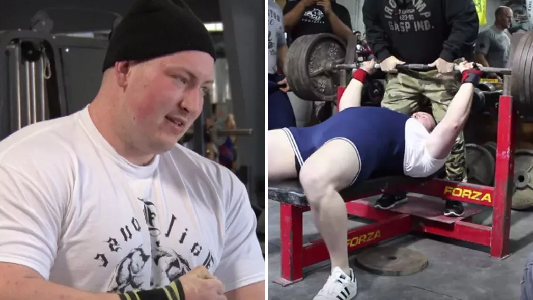 Peter Edgette ist der jüngste Powerlifter, der beim Bankdrücken über 270 Kilo schafft! Richtig krass!