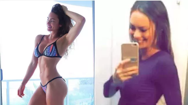 Das Fitness-Model Emily Skye zeigt, wie ihr Bauch vor und nach einer großen Mahlzeit aussieht! Wirklich krass!