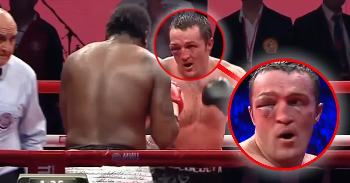 Als Denis Lebedev trotz einer erschreckenden Augenverletzung nicht aufgeben wollte