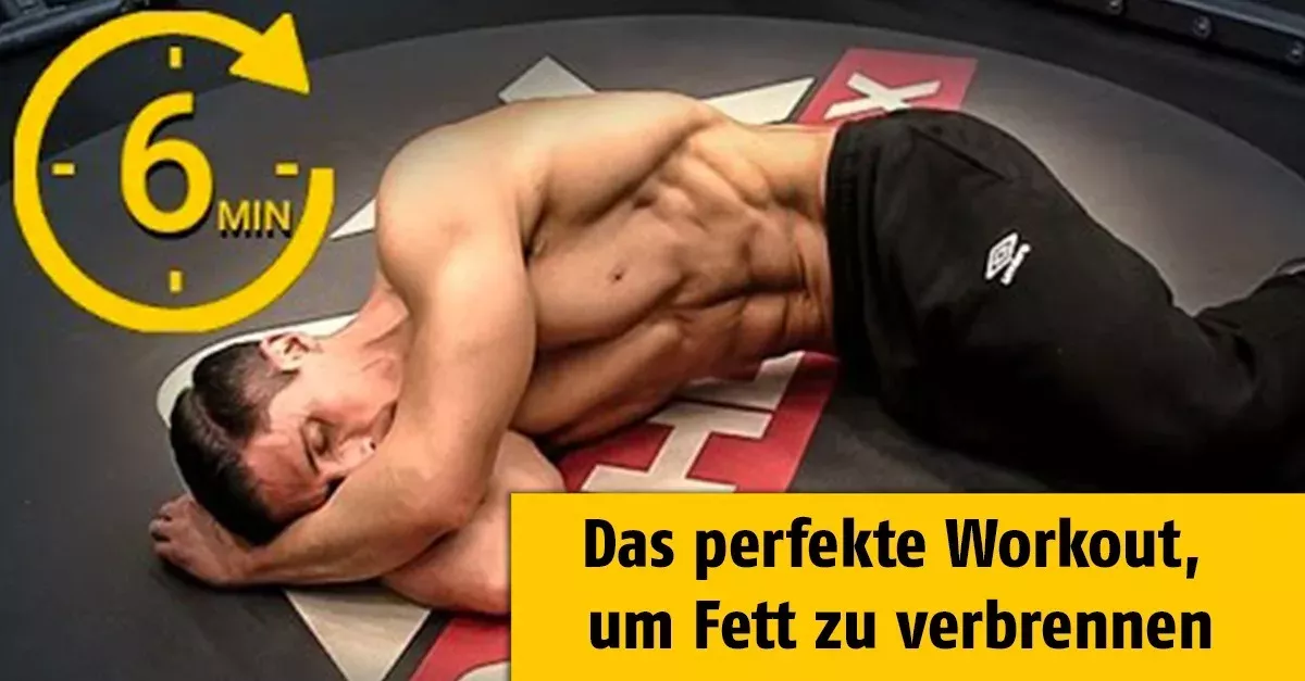 Ein sechsminütiges Training zum schnellen Fettabbau!