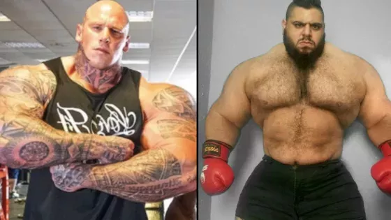 Nightmare vs. Hulk: Zwei Bodybuilder begegnen sich im MMA-Käfig!