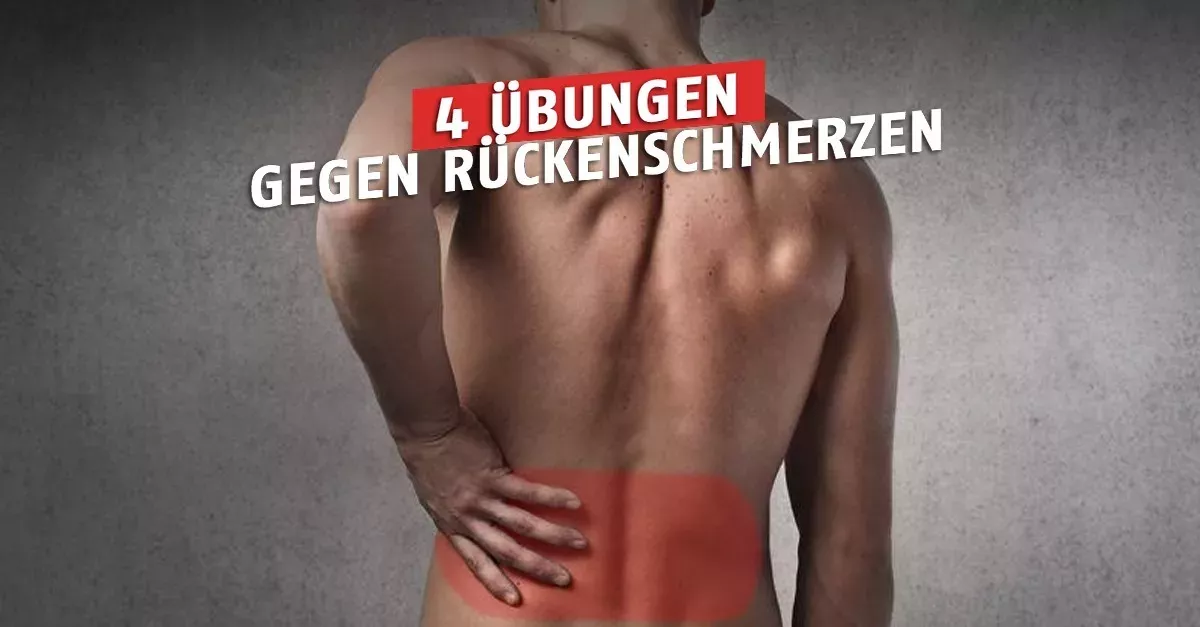 Diese 4 einfachen Übungen sind unerlässlich, um Schmerzen und Verletzungen am unteren Rücken zu vermeiden