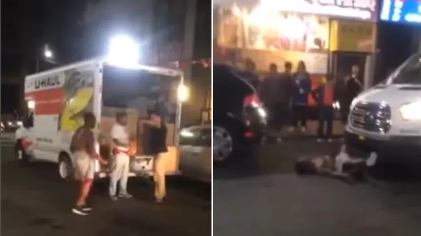 Das passiert, wenn man sich mit einem Straßenkämpfer anlegt!