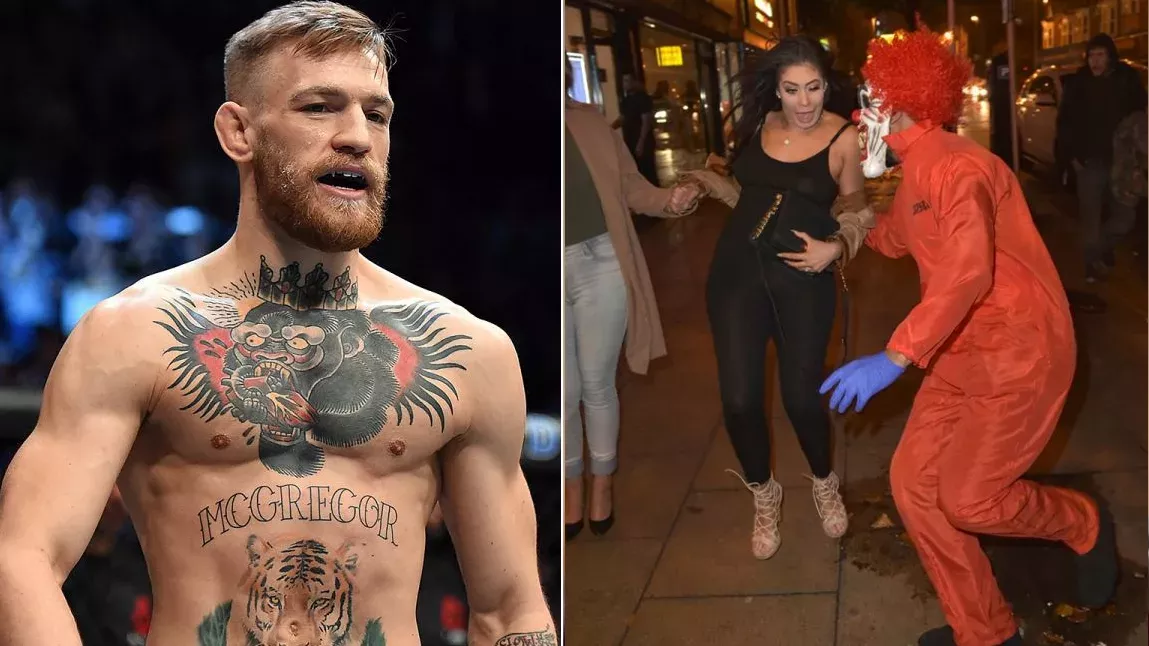 Das macht Conor McGregor, wenn ihn ein falscher Clown erschreckt