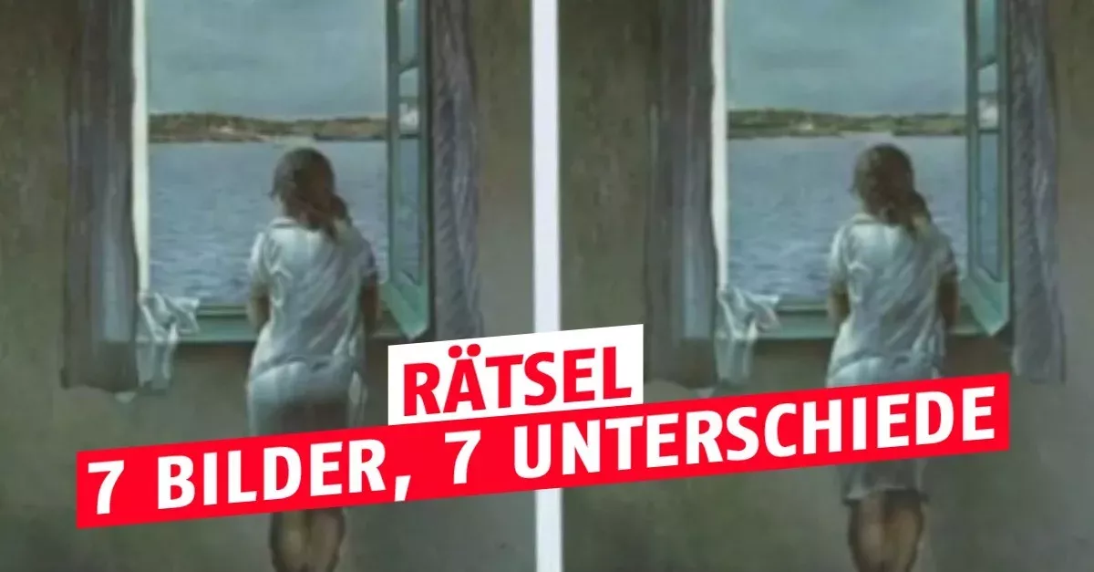 7 Bilder, 7 Unterschiede: Könnt ihr sie entdecken?