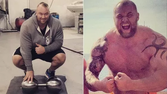 Hafthor Björnsson hat ein neues Trainingsspielzeug!