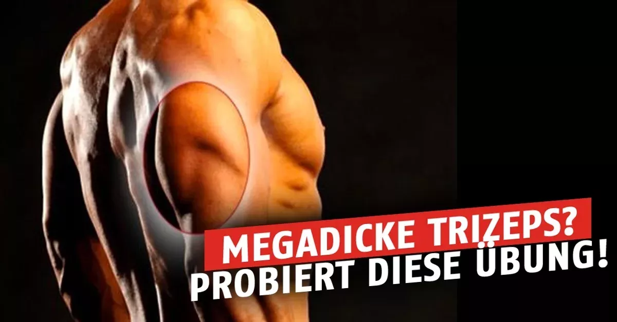 Mit dieser seltsamen Übung fordert ihr euren Trizeps heraus