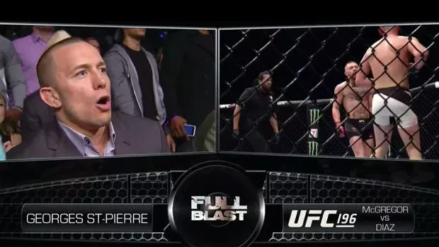George St-Pierre: Seine Reaktionen bei dem Kampf zwischen Conor Mcgregor und Nate Diaz