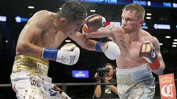 Carl Frampton ist nach einem tollen Kampf gegen Leo Santa Cruz neuer Weltmeister in zwei Gewichtsklassen