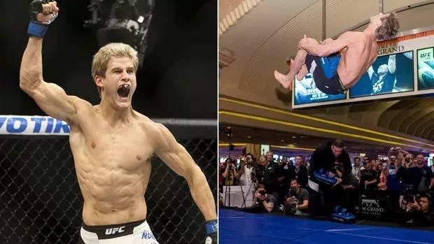Sage Northcutt versucht, dem gesamten Team den Frontflip beizubringen