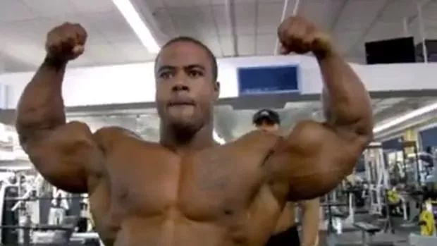 Bodybuilding: der beeindruckende Bizeps des Bodybuilders Anthoneil Champagnie