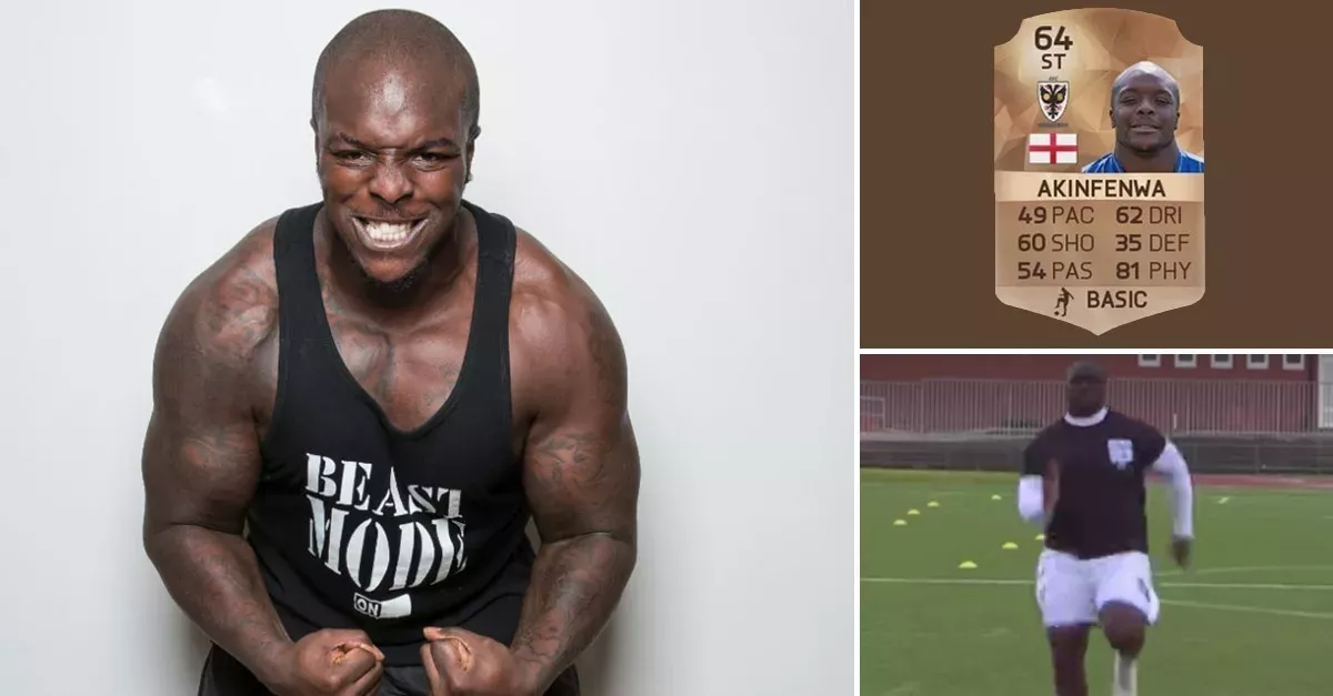 Adebayo Akinfenwa will beweisen, dass er schneller ist als seine Note auf FIFA 16