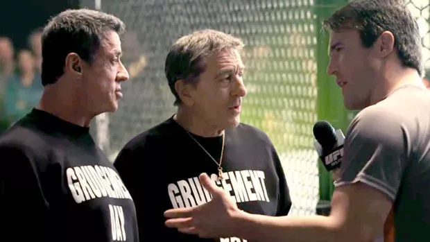 Sylvester Stallone schlägt Chael Sonnen im Film "Zwei vom alten Schlag" KO