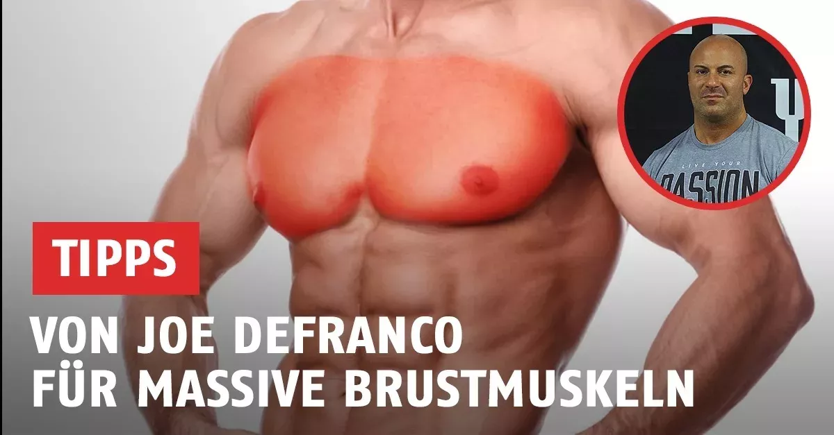 Joe DeFranco erklärt euch, wie man zu massiven Brustmuskeln kommt