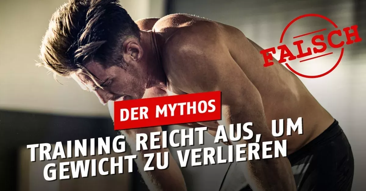 Trainieren reicht nicht aus, um Gewicht zu verlieren!