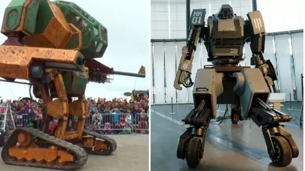 Wie in Transformers! Bald könnt ihr riesige Robotfights live bestaunen