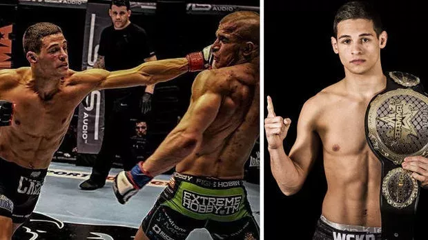 Tom Duquesnoy, die große Hoffnung der französischen MMA beeindruckt bei seinem ersten Kampf im Leichtgewicht