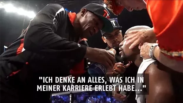 Floyd Mayweather wird bei seinem letzten Kampf von seinem Vater angespornt!