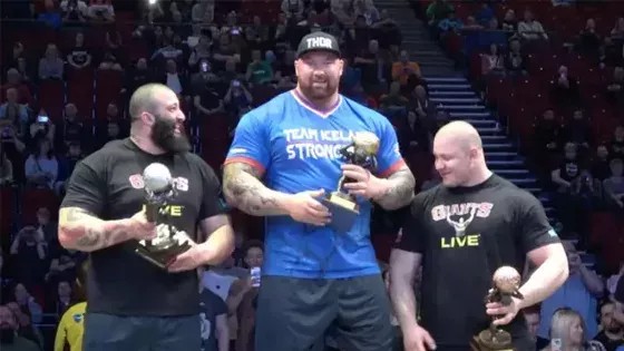 Hafthor Julius Björnsson („Der Berg“) wieder stärkster Mann Europas