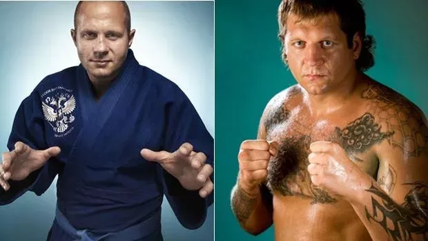 Feder Emelianenko trifft bei einem Sambo-Kampf auf seinen Bruder