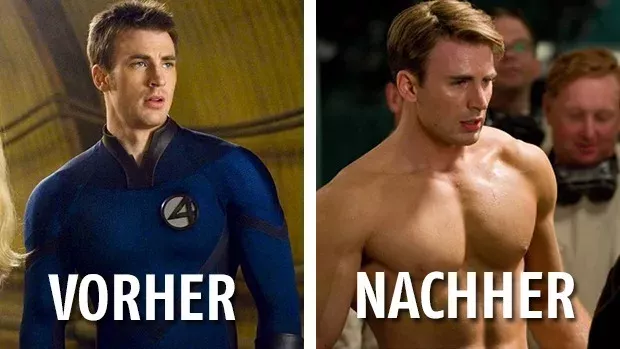 Sehen Sie hier das Training von Chris Evans für Captain America 2