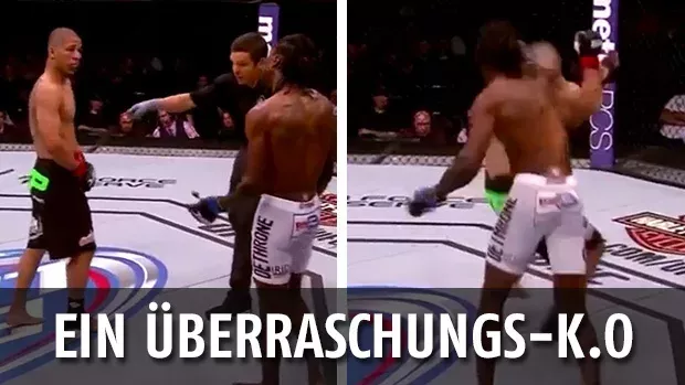 Er beschwert sich im Ring und wird überraschend K.O. geschlagen