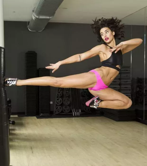 Bianca Van Damme, die ultrasportliche und verführerische Tochter von Jean-Claude Van Damme