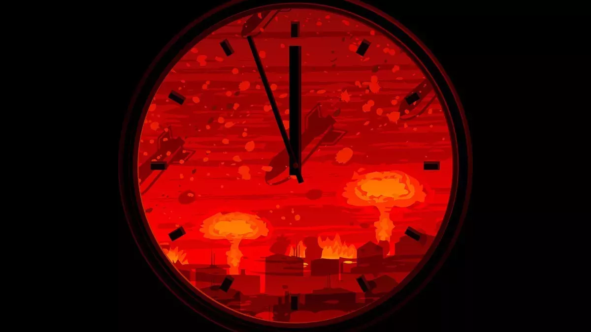 Die Atomkriegsuhr steht im Jahr 2018 bei zwei Minuten vor Mitternacht