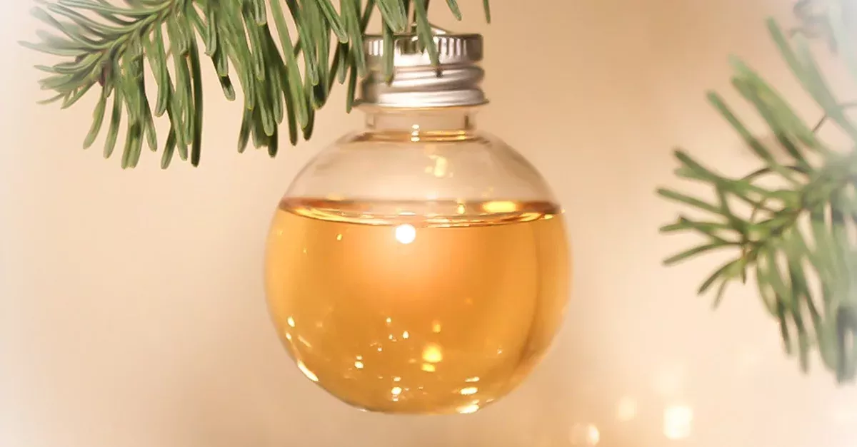 Wer feine Tröpfchen mag, wird diese Weihnachtsdeko lieben!