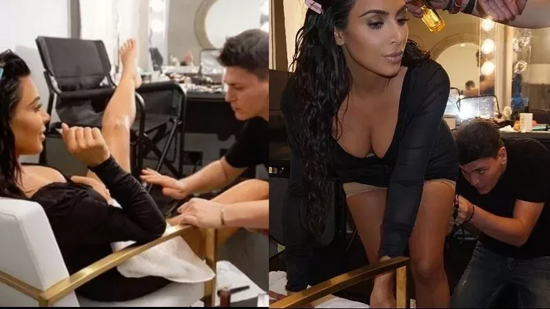 Kim Kardashian schockiert ihre Fans mit Fotos von Intim-Make-up
