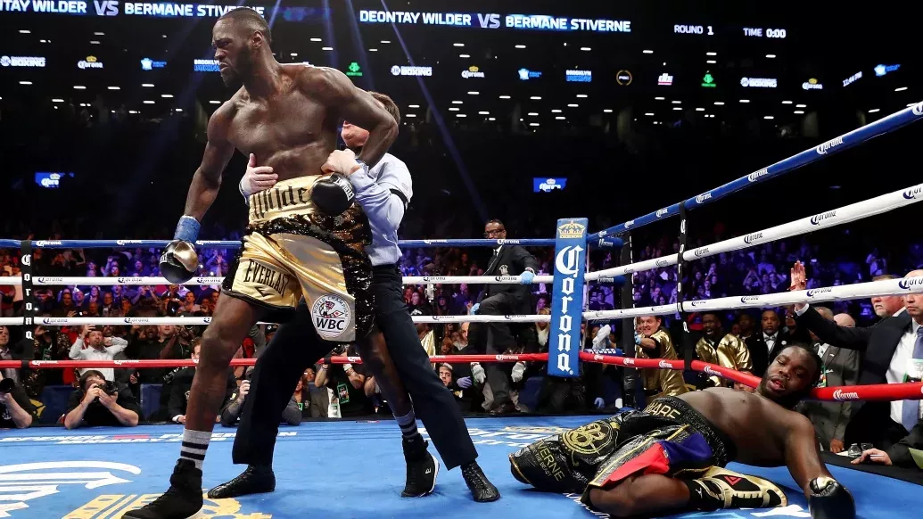 Deontay Wilder besiegt Bermane Stiverne durch K. o. und fordert Anthony Joshua heraus