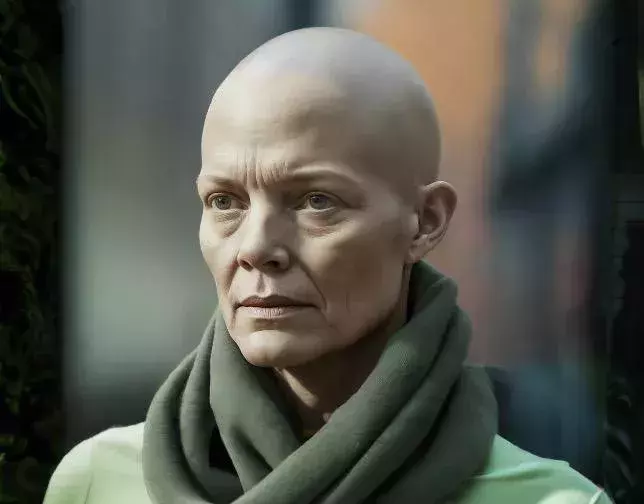 bald woman