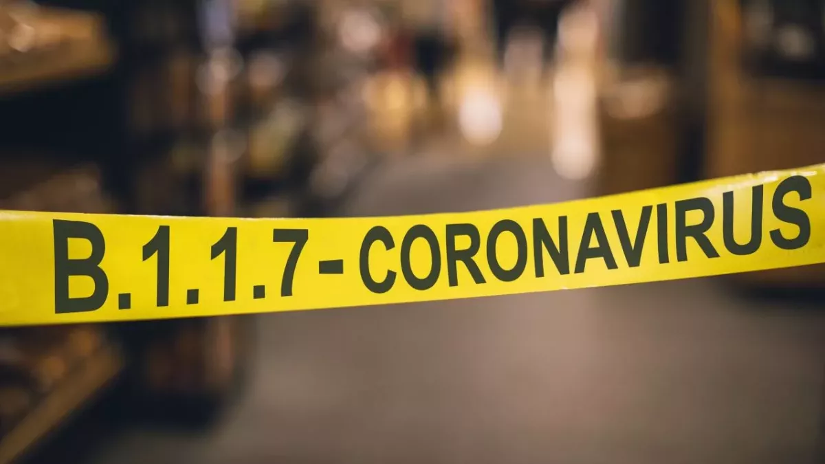 Coronavirus-Bandbarriere