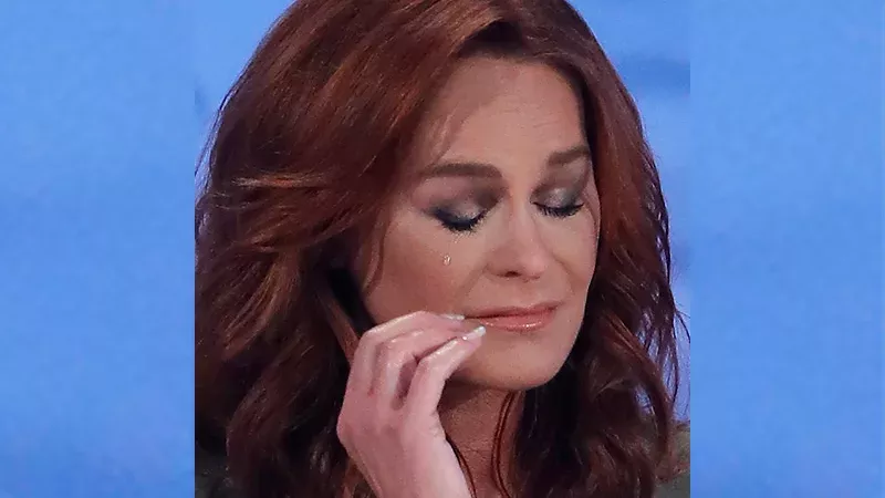 Vor laufenden Kameras: Andrea Berg bricht in Tränen aus