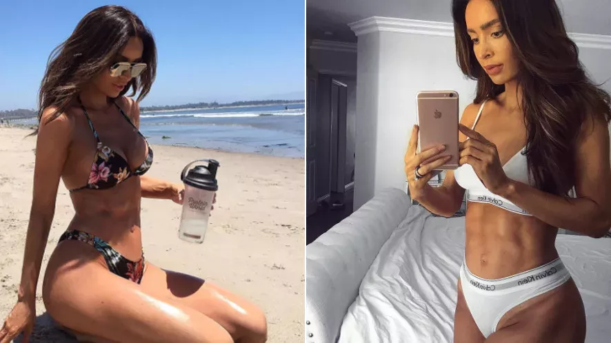 Dieses Fitgirl hat Wahnsinns-Bauchmuskeln, obwohl sie im 6. Monat schwanger ist!