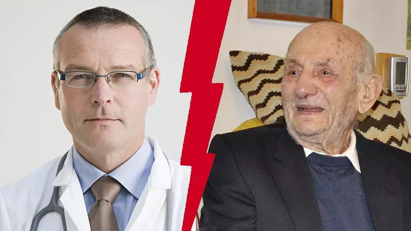 Der älteste Mensch der Welt entsetzt seinen Arzt